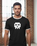 Mens Scott Pilgrim '8-Bit Skull' T-shirt
