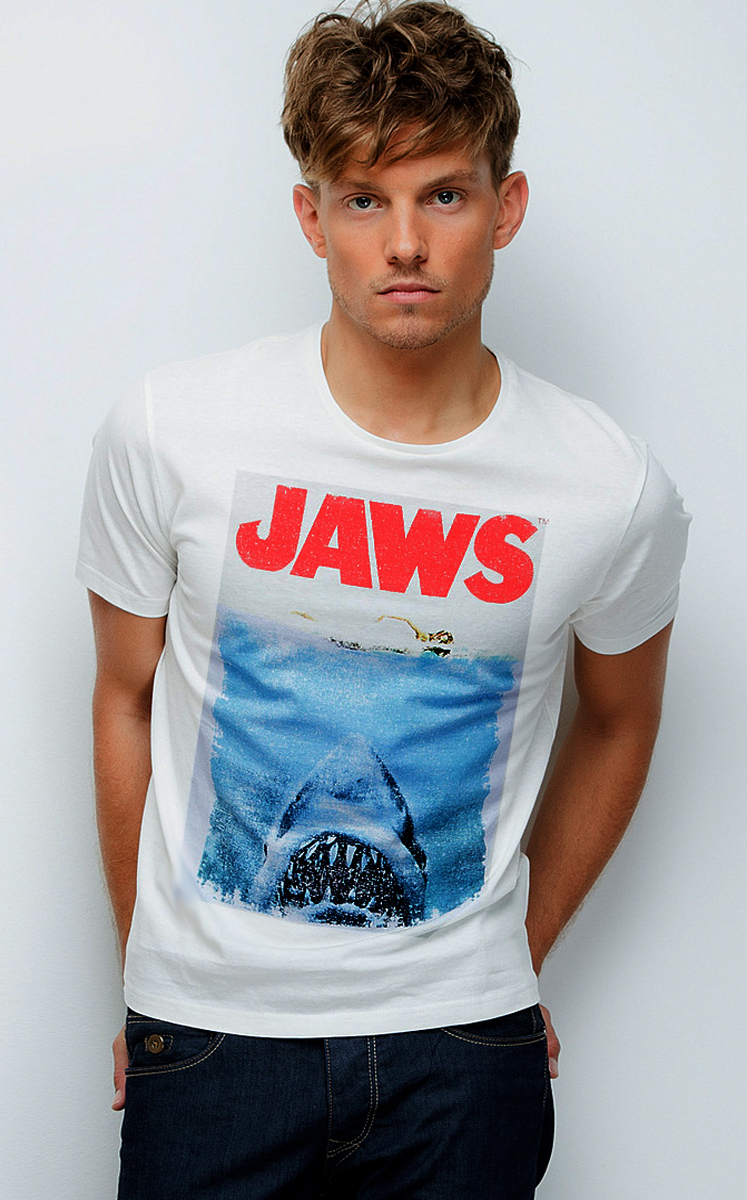 Buy Mens Jaws T Shirt Cheap Online