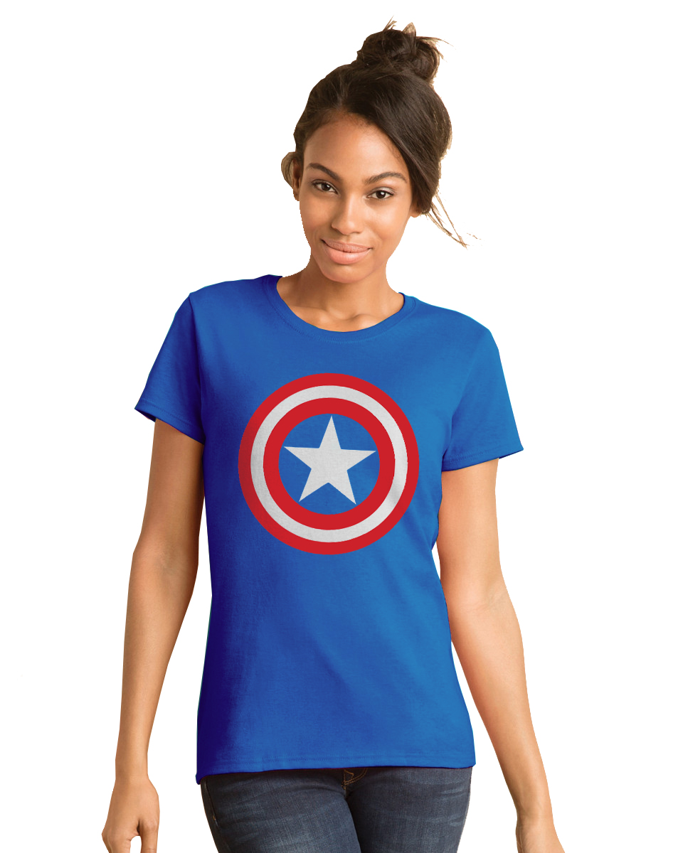 captain america t shirt womens