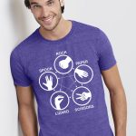 Men's Big Bang Theory Rock, Paper Spock t-shirt