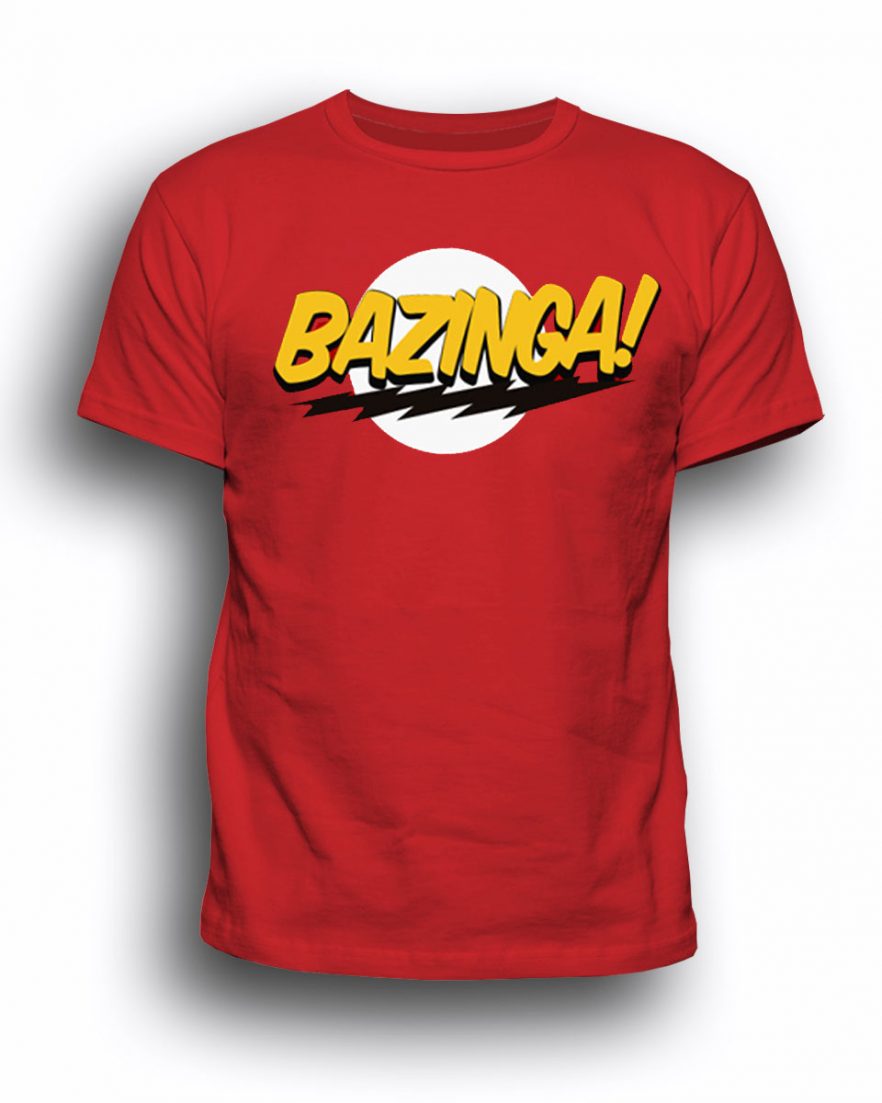 Men's Big Bang Theory Bazinga! t-shirt - Reverb Clothing