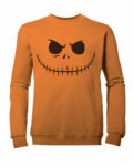 Children's Pumpkin-Jack Face Halloween Sweatshirt Ages 3-13yrs