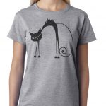 Women's Witches Scaredy-Cat Halloween T-shirt