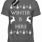 Mens Game of Thrones 'Winter is Here' CHRISTMAS Style T-shirt S-XXL - Image 7