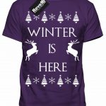 Mens Game of Thrones 'Winter is Here' CHRISTMAS Style T-shirt S-XXL - Image 5