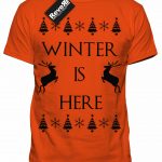 Mens Game of Thrones 'Winter is Here' CHRISTMAS Style T-shirt S-XXL - Image 13