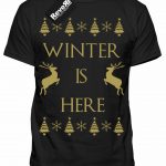 Mens Game of Thrones 'Winter is Here' CHRISTMAS Style T-shirt S-XXL - Image 12
