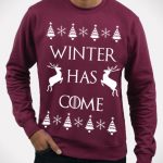 Game of Thrones 'Winter Has Come' CHRISTMAS jumper Sweatshirt NEW XS-XXL