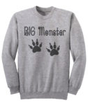 Mens womens 'Big Monster' Halloween Sweatshirt XS-XXL