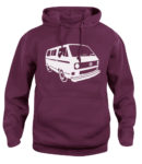 vw t3 - maroon