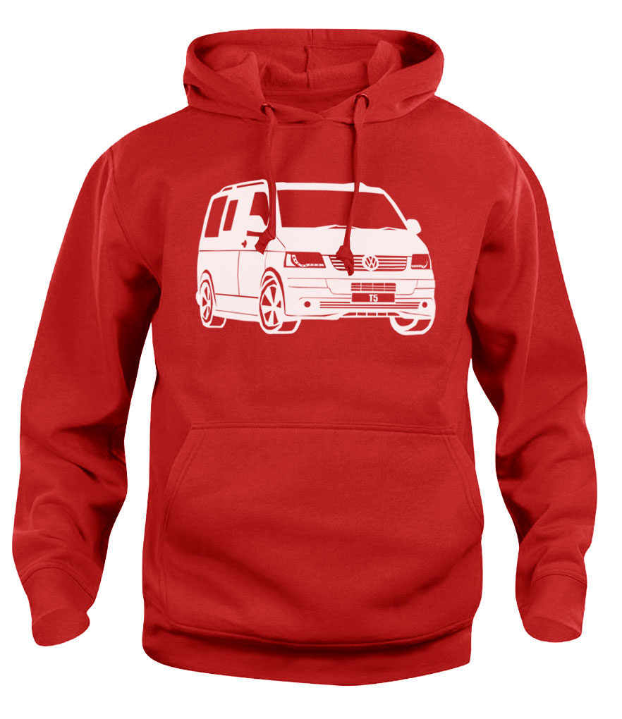 vw t5 - red