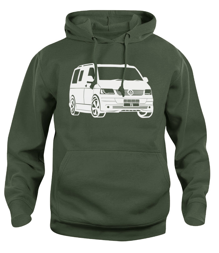 vw t5 - army green