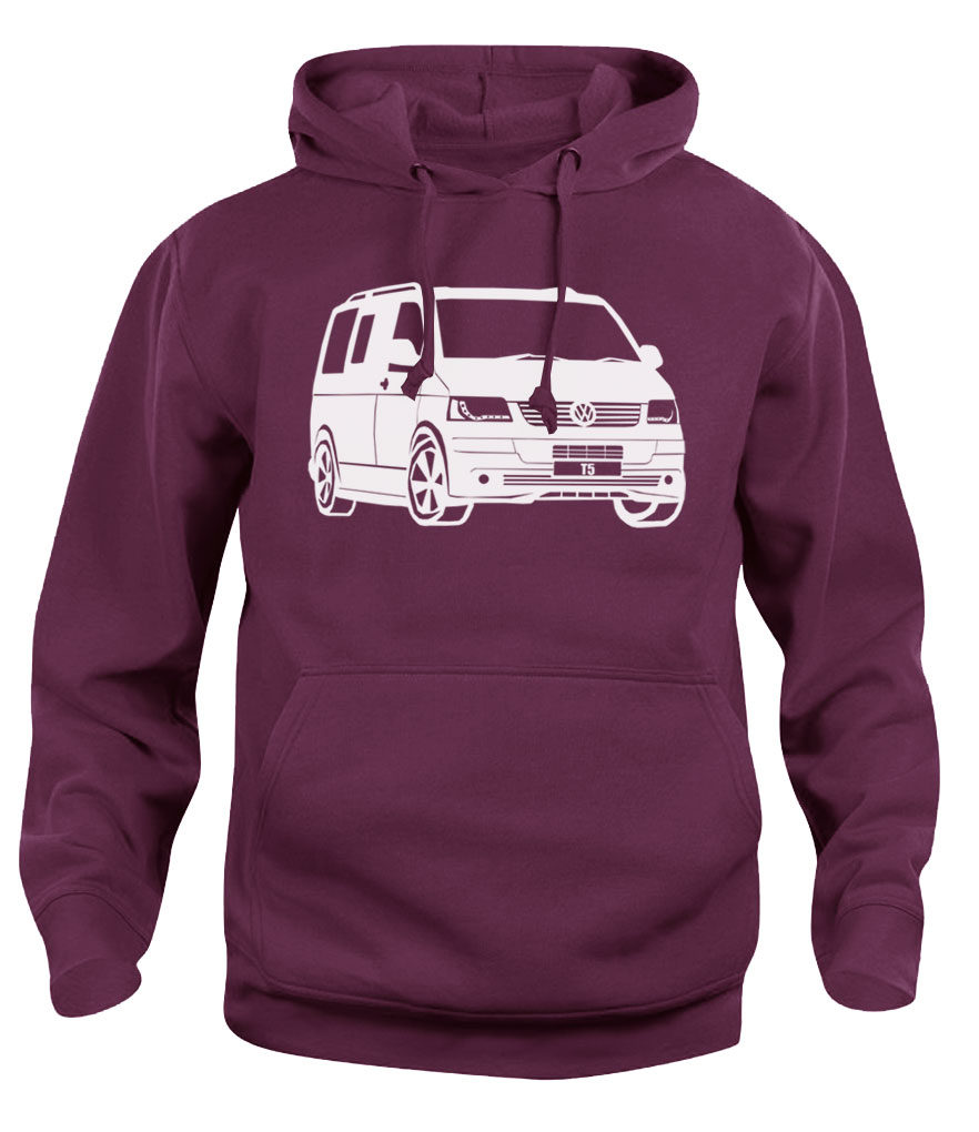 vw t5 - maroon