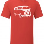 vw t1 tee - red