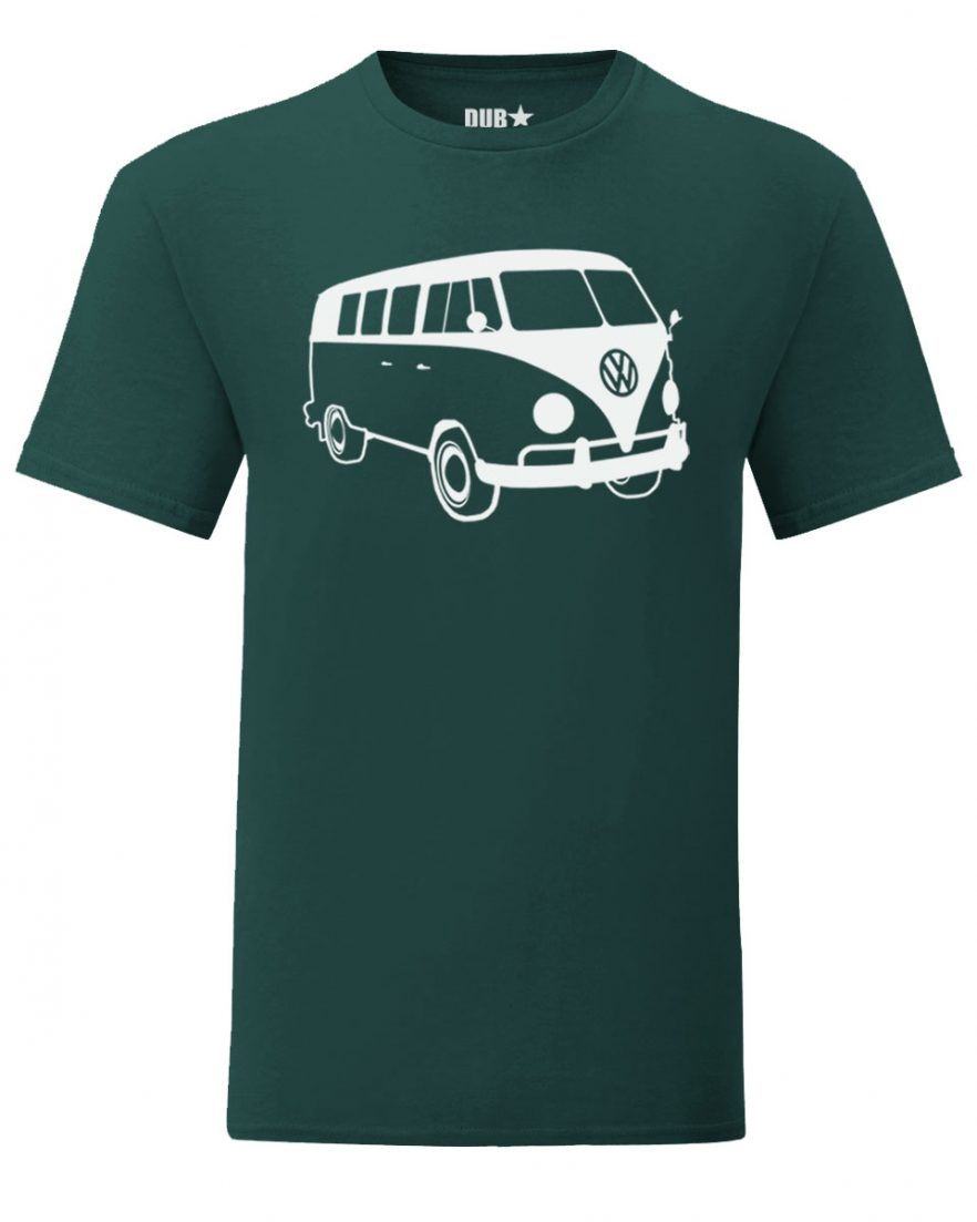 vw t1 tee - dark green