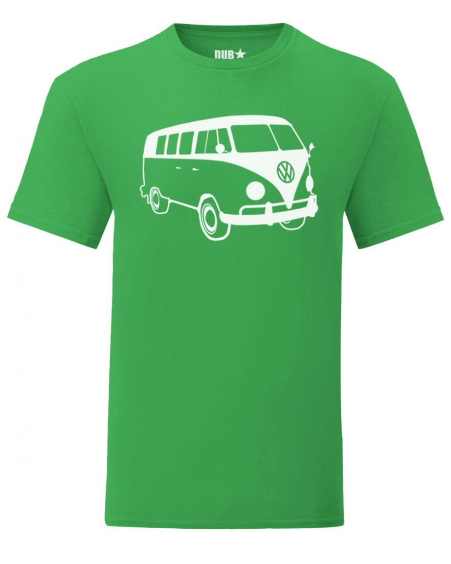 vw t1 tee - green