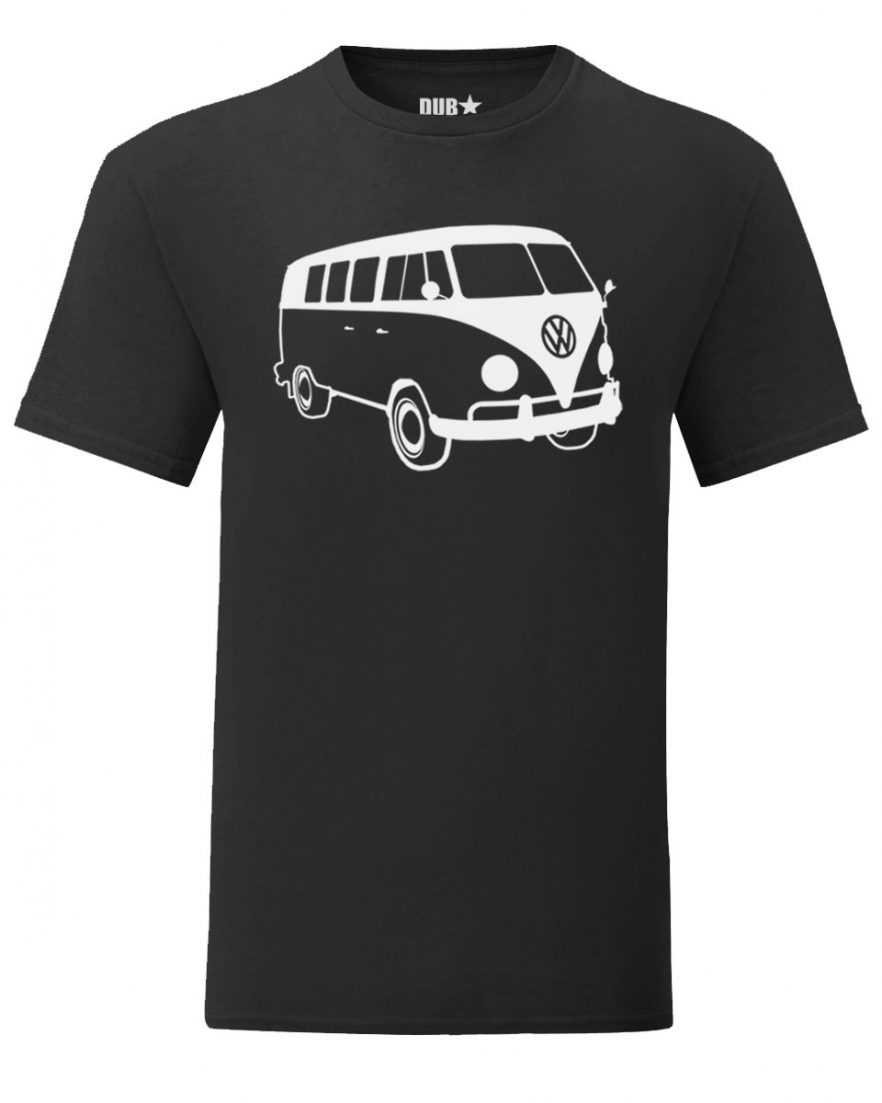 vw t1 tee - black