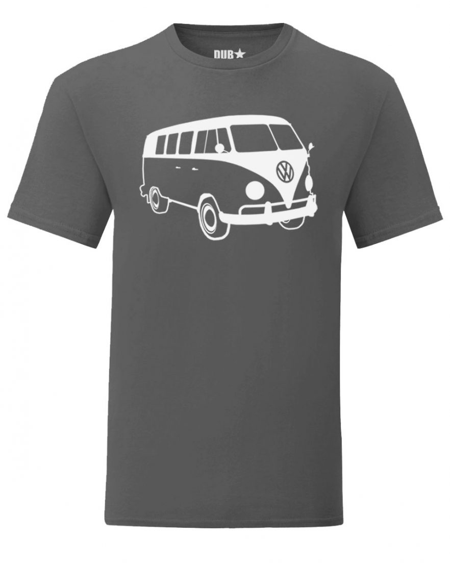 vw t1 tee - charcoal