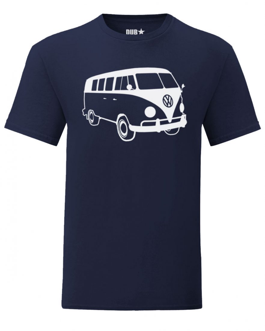 vw t1 tee - navy blue