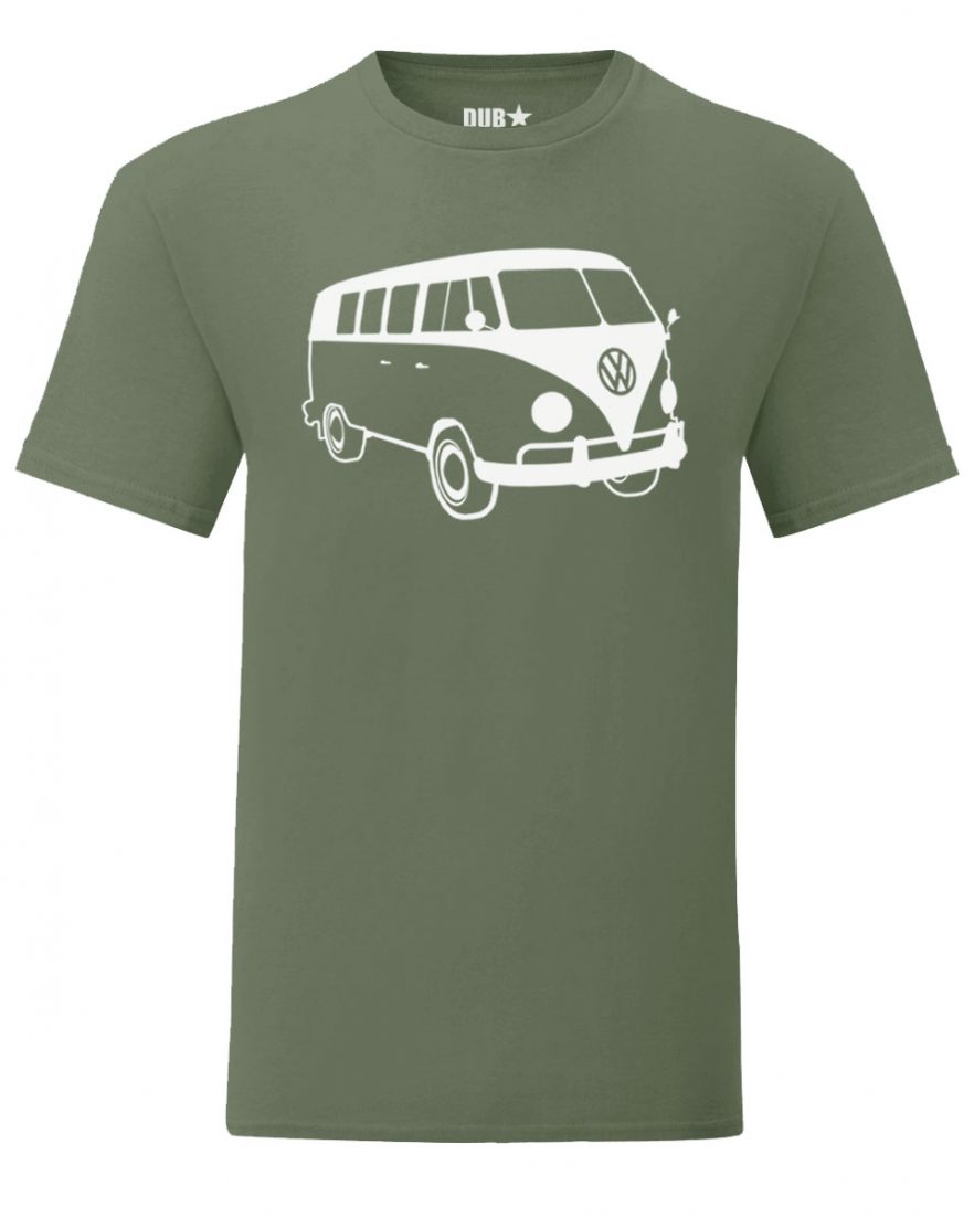 vw t1 tee - army green