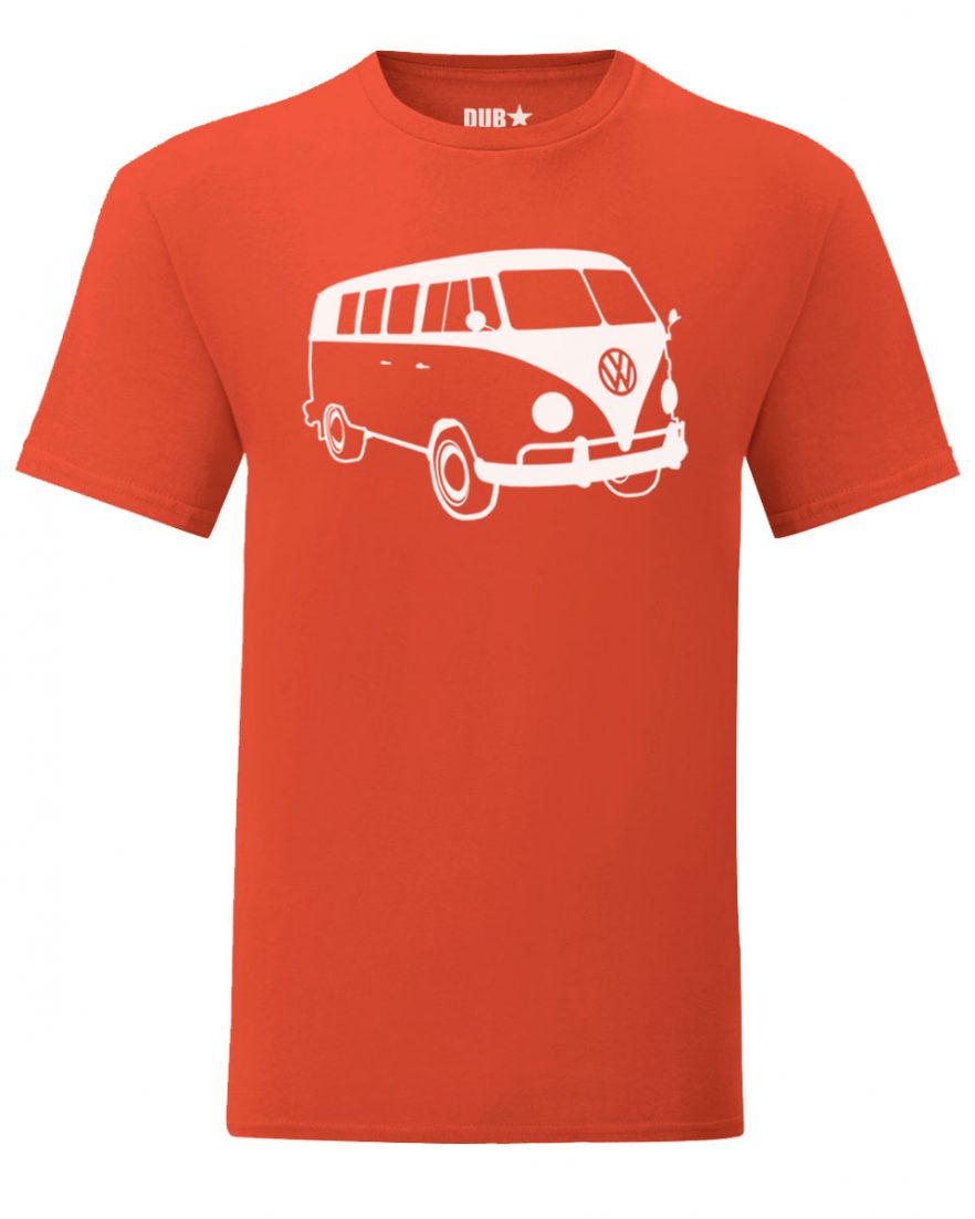 vw t1 tee - orange