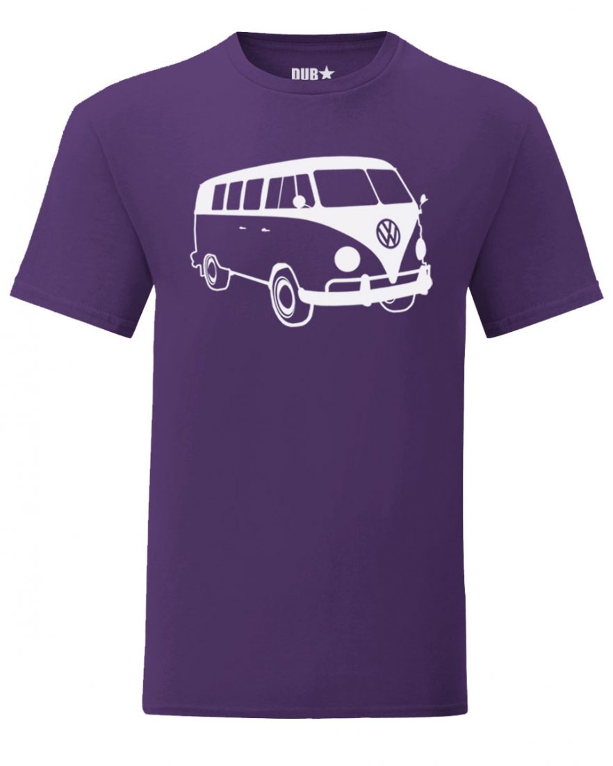 vw t1 tee - purple