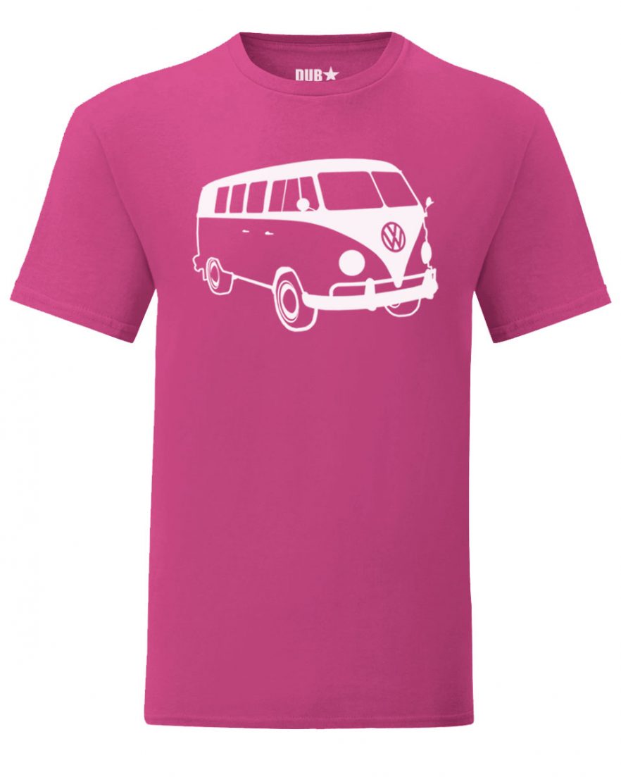 vw t1 tee - pink
