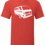 vw t3 tee - red