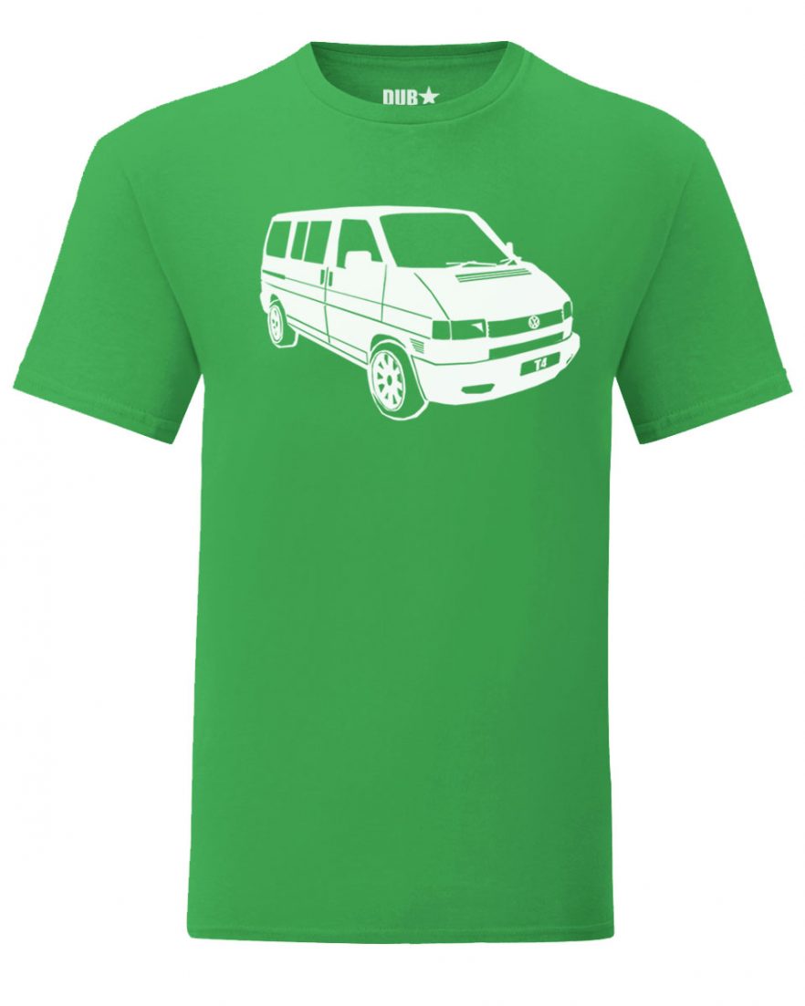 vw t4 tee - green