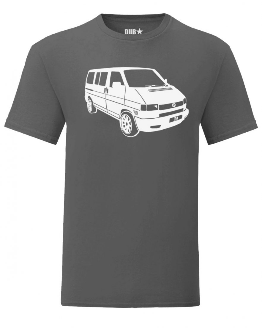 vw t4 tee - charcoal