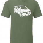 vw t4 tee - army green