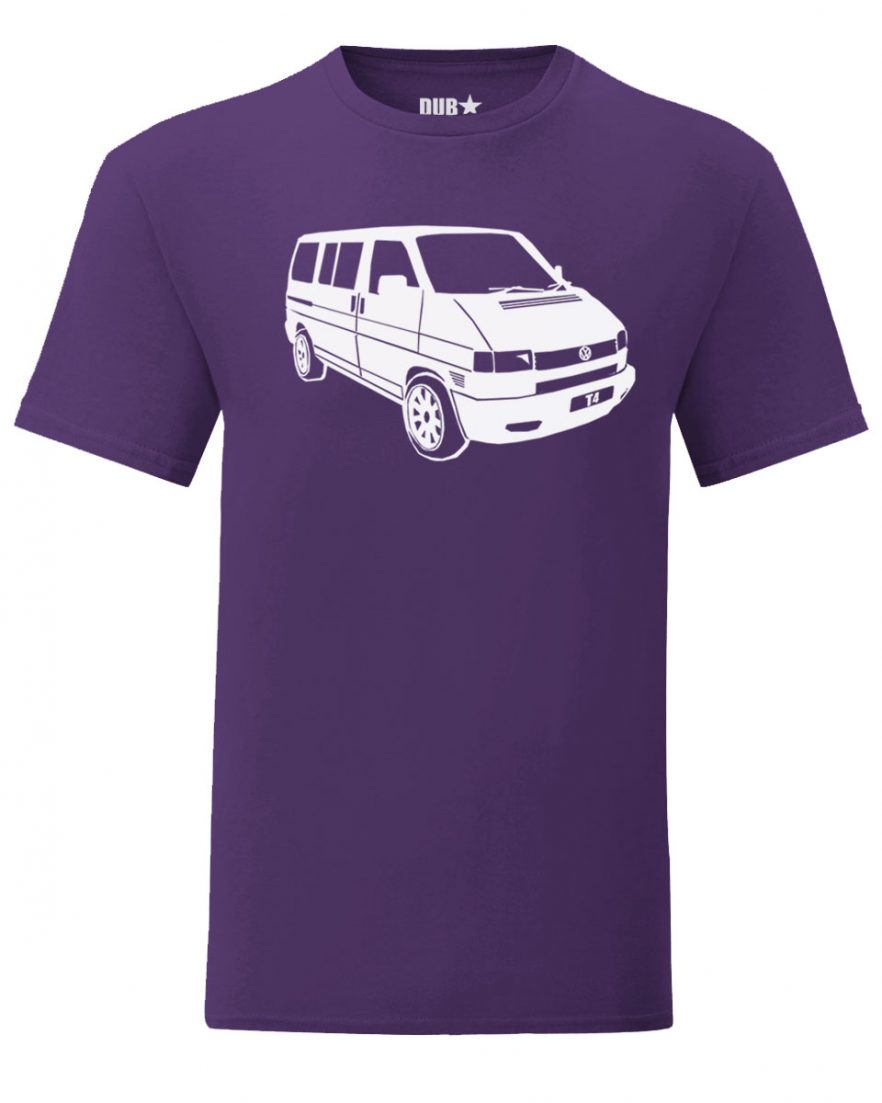 vw t4 tee - purple