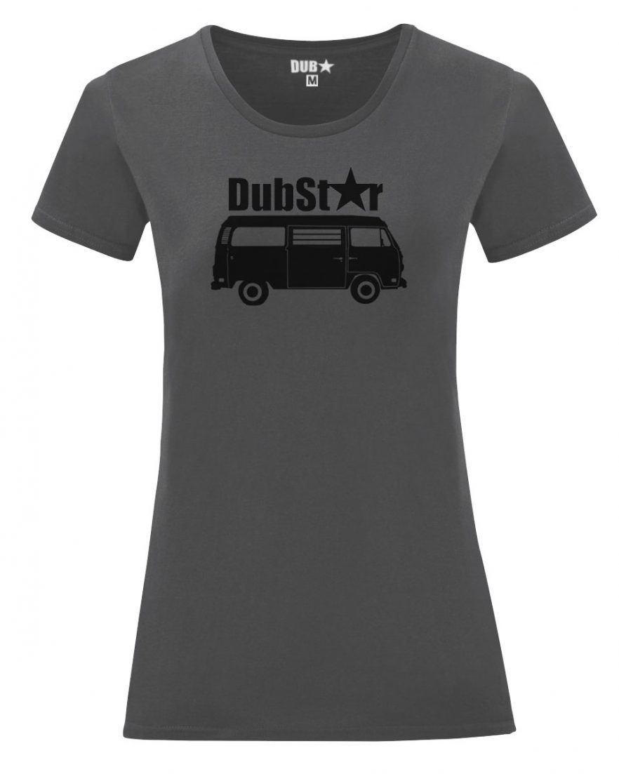 VW T2 ladyfit tee - charcoal