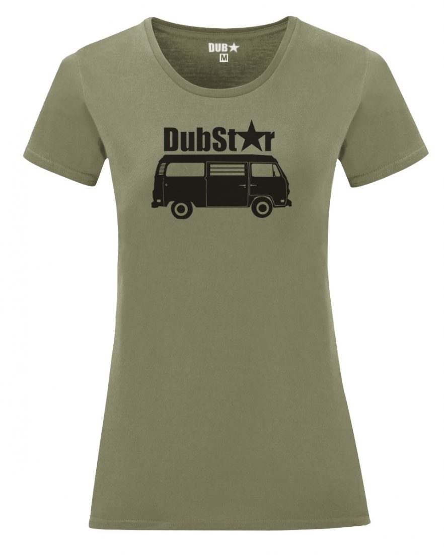 VW T2 ladyfit tee - army green