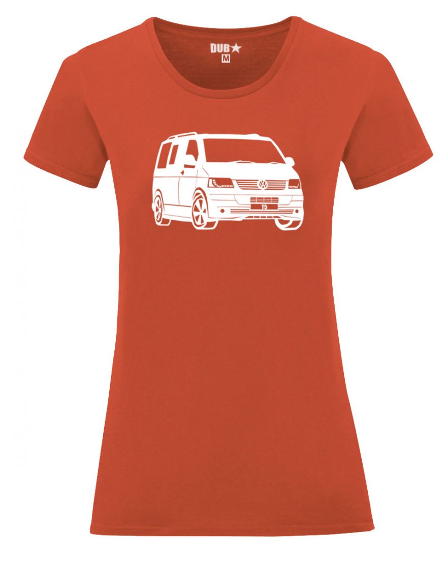 VW T5 ladyfit - flame orange