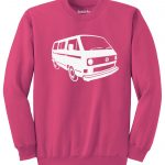 VW T3 Sweater - heliconia pink