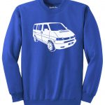 VW T4 Sweater - royal blue