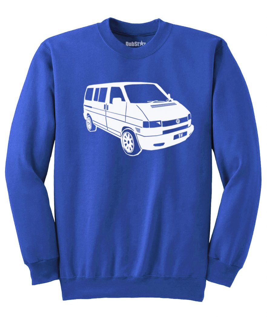 VW T4 Sweater - royal blue