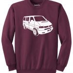 VW T4 Sweater - maroon