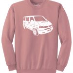 VW T4 Sweater - dusty pink