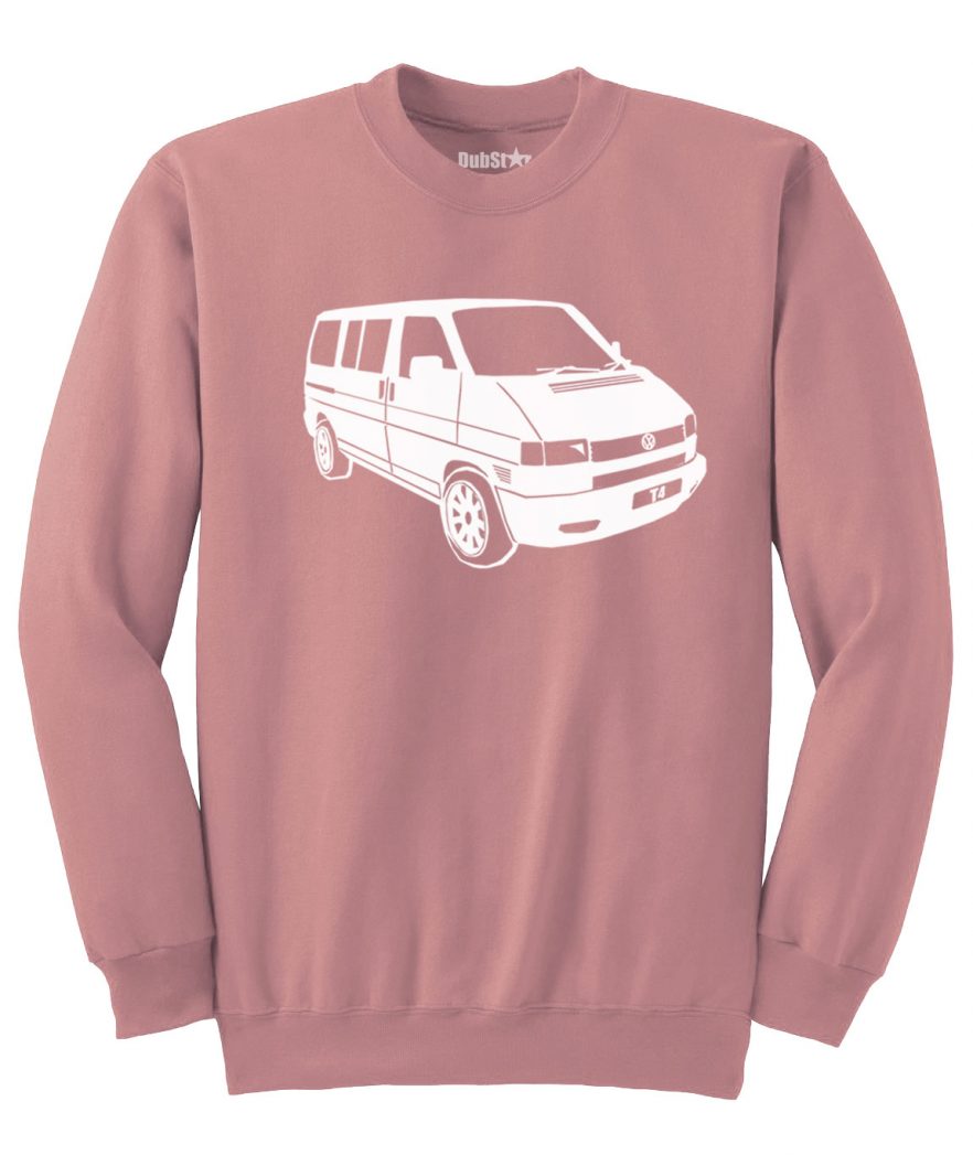 VW T4 Sweater - dusty pink