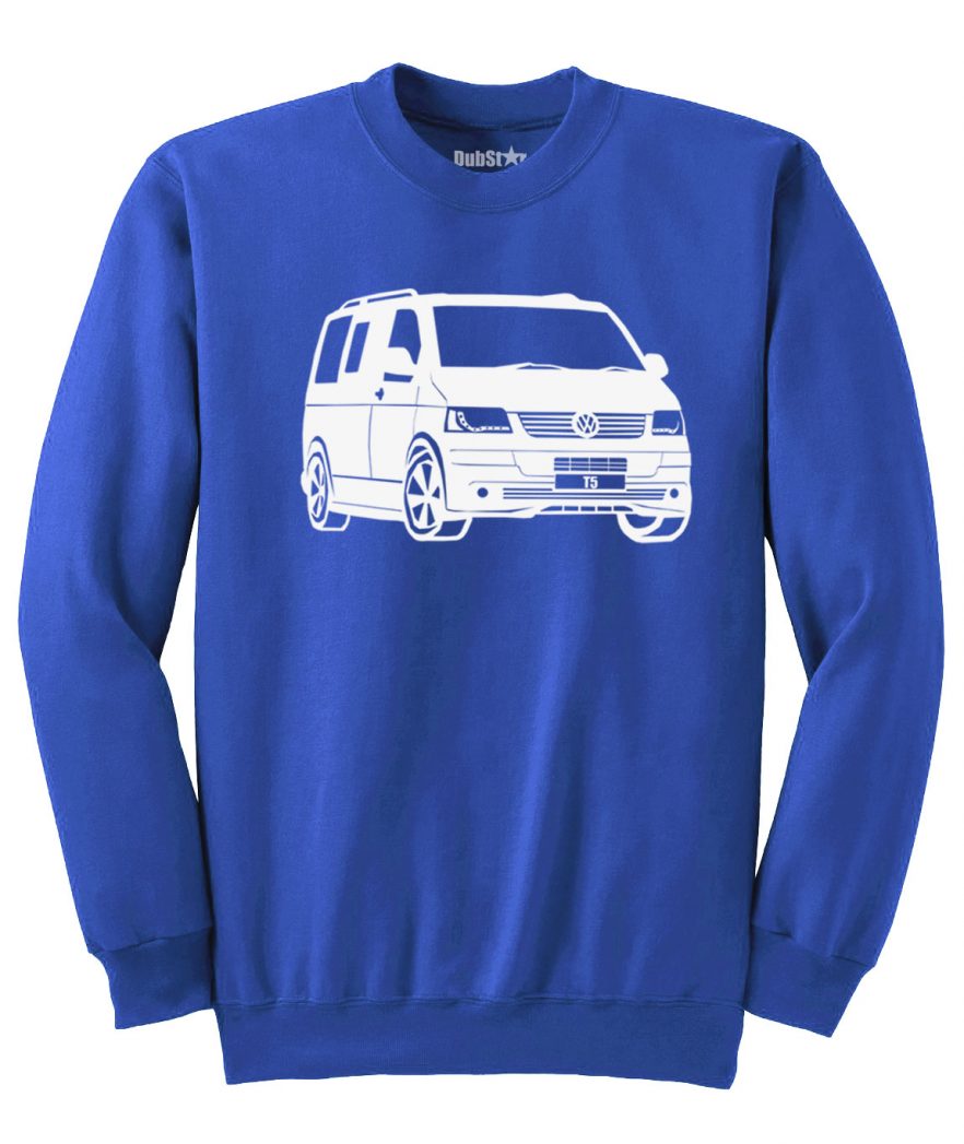 VW T5 Sweater - royal blue