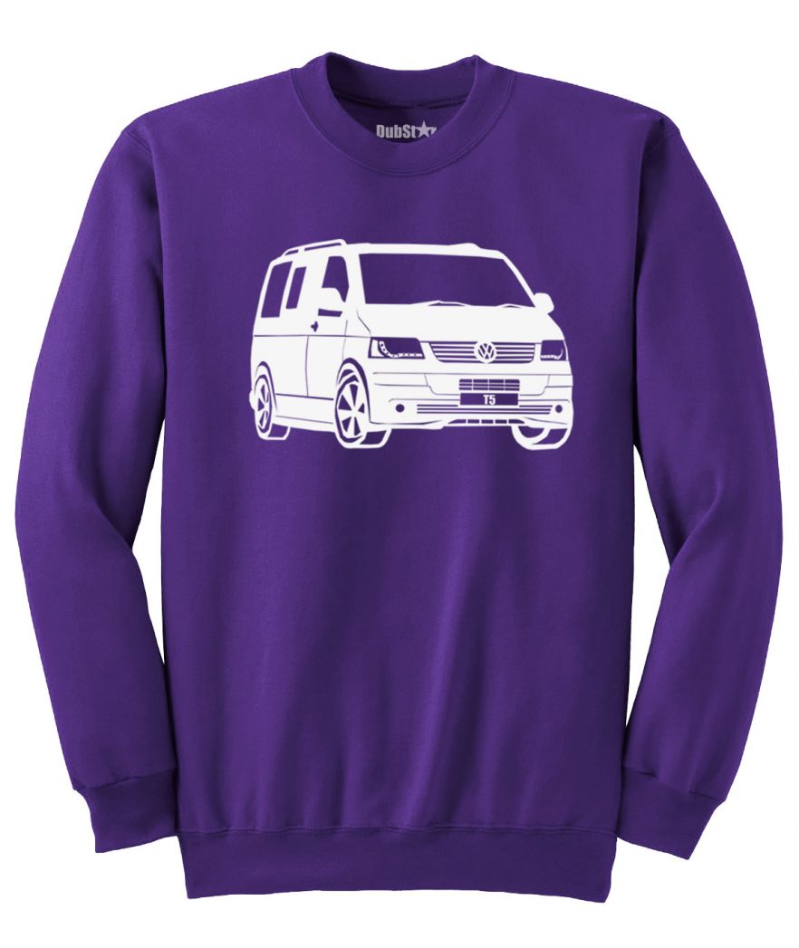 VW T5 Sweater - purple