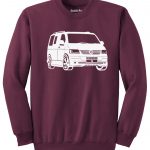 VW T5 Sweater - maroon