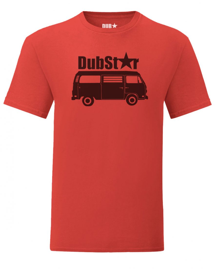 vw t2 tee - red