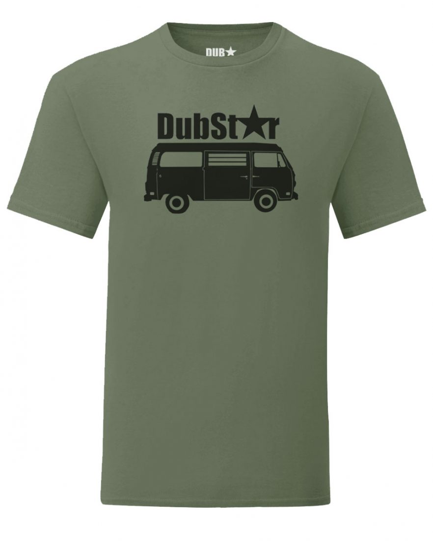 vw t2 tee - army green