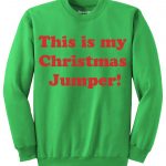 My Christmas Jumper - Green red