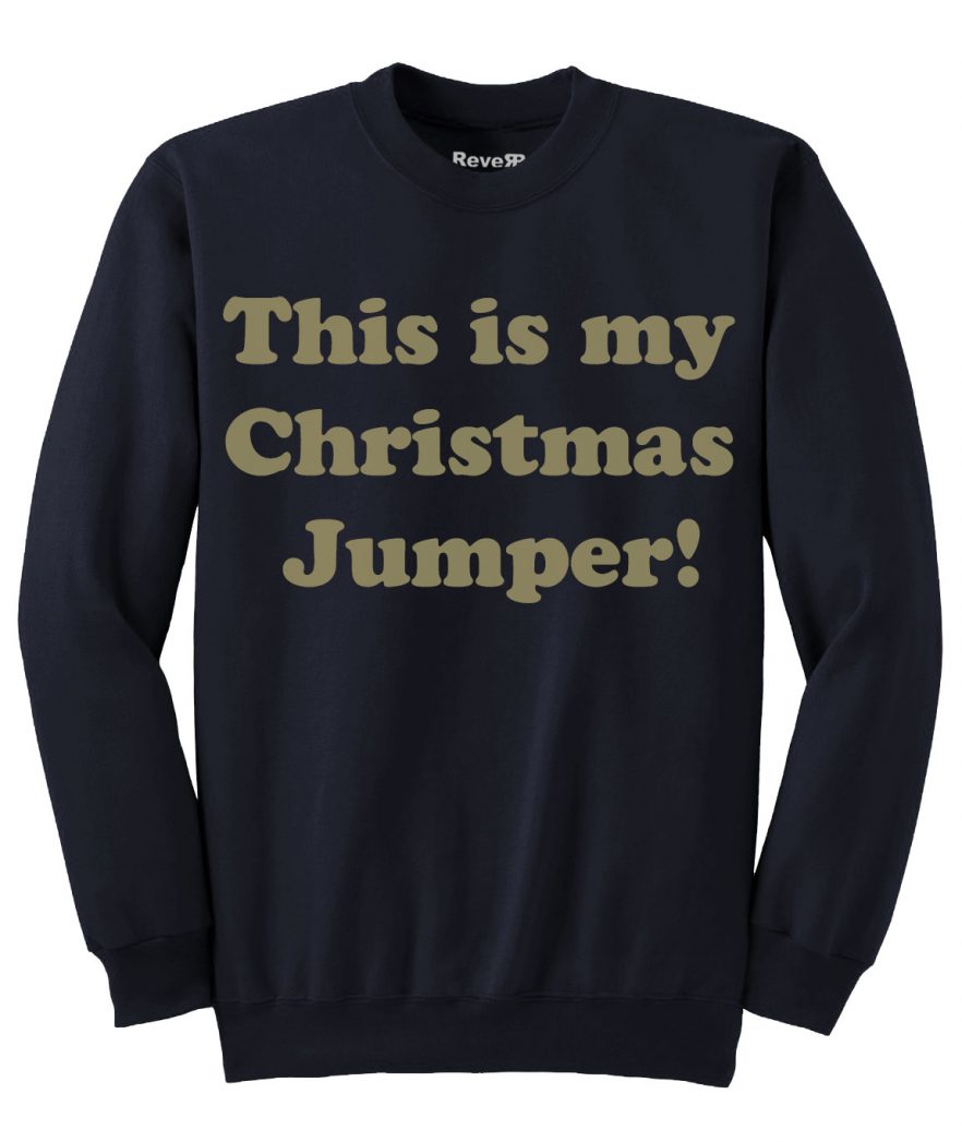 My Christmas Jumper - Navy Gold