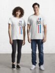 Ladies herbie decals T-shirt