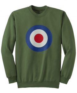 MoD Target RAF Sweatshirt for both Men or Women Size XS-XXL - Military Green